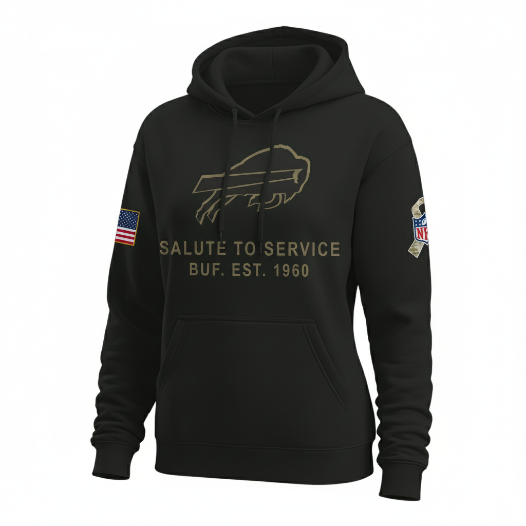 Buffalo Bills Nike Women's 2025 Salute to Service Hoodie NFL