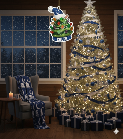 NFL Christmas Indianapolis Colts Ornaments Ready to Hang Indianapolis Colts Ornament Christmas Ornaments