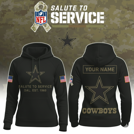 Dallas Cowboys Nike Women's 2025 Salute to Service Hoodie NFL