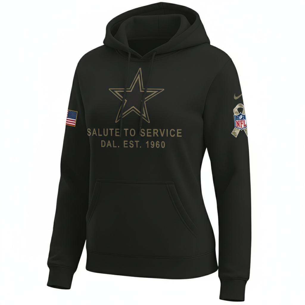 Dallas Cowboys Nike Women's 2025 Salute to Service Hoodie NFL