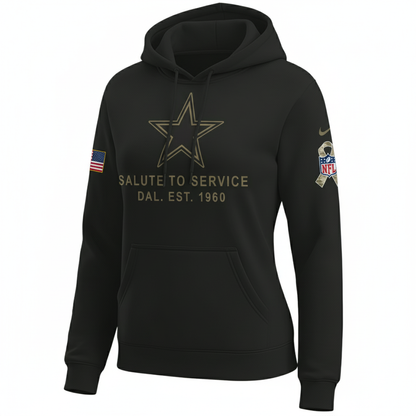 Dallas Cowboys Nike Women's 2025 Salute to Service Hoodie NFL