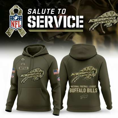 Buffalo Bills Nike Women's 2025 Salute to Service Hoodie NFL