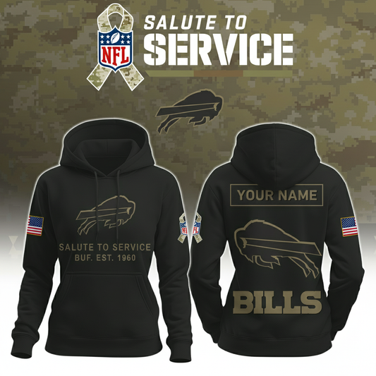 Buffalo Bills Nike Women's 2025 Salute to Service Hoodie NFL