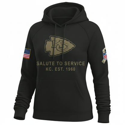 Kansas City Chiefs Nike Women's 2025 Salute to Service Hoodie NFL