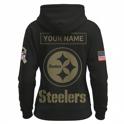 Steelers Collab Nike Women's 2025 Salute to Service Hoodie NFL
