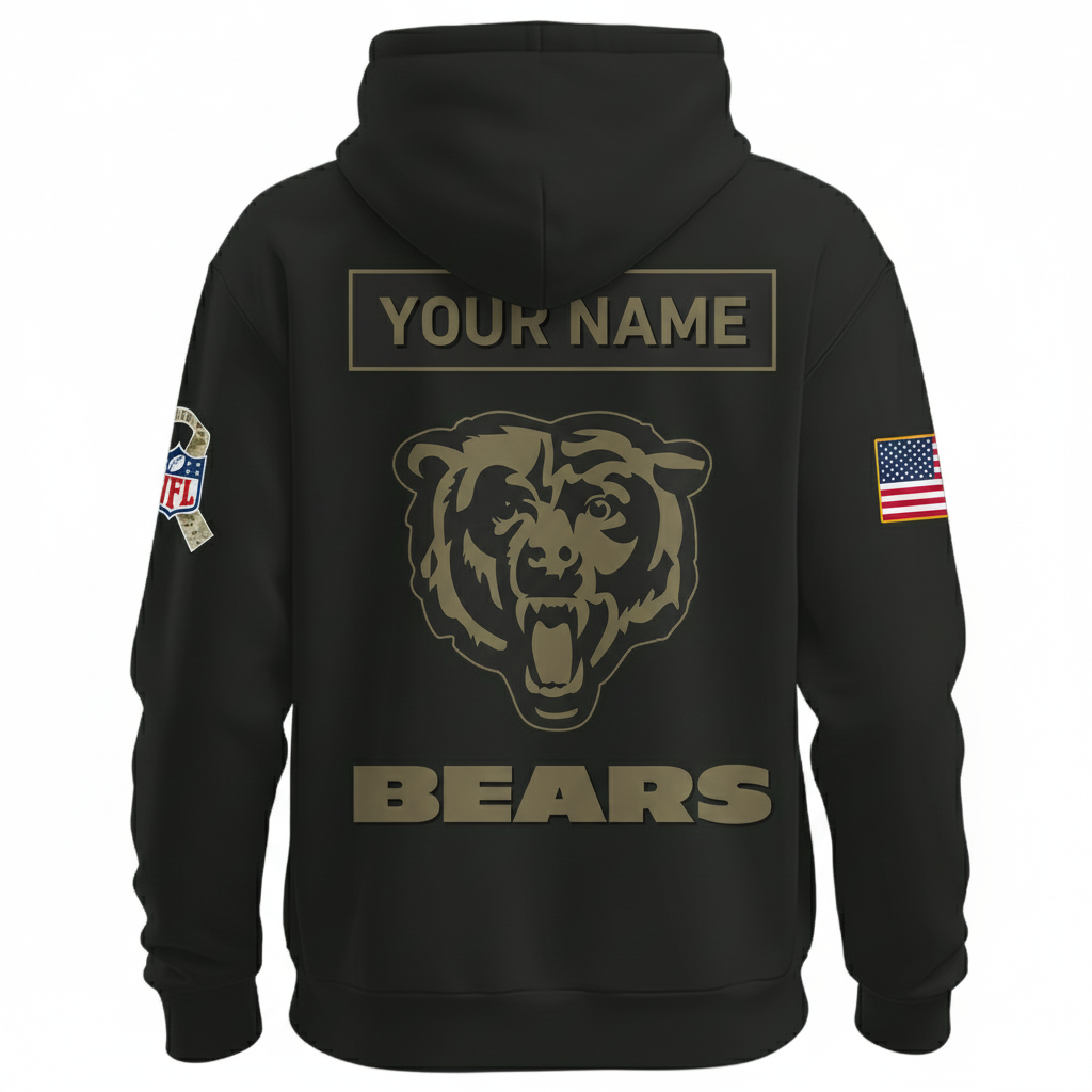 Chicago Bears Nike Women's 2025 Salute to Service Hoodie NFL