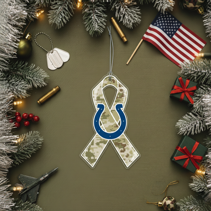 NFL Salute to Service Indianapolis Colts Acrylic Ornament
