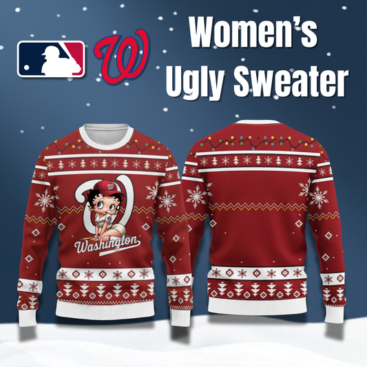 MLB San Francisco Giants x Betty Boop Women’s Ugly Sweater