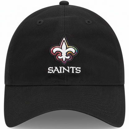 Women's New Orleans Saints New Era Black NFL Crucial Catch Adjustable Hat