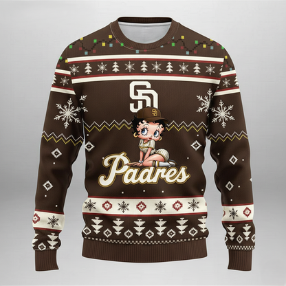 MLB San Diego Padres x Betty Boop Women’s Ugly Sweater