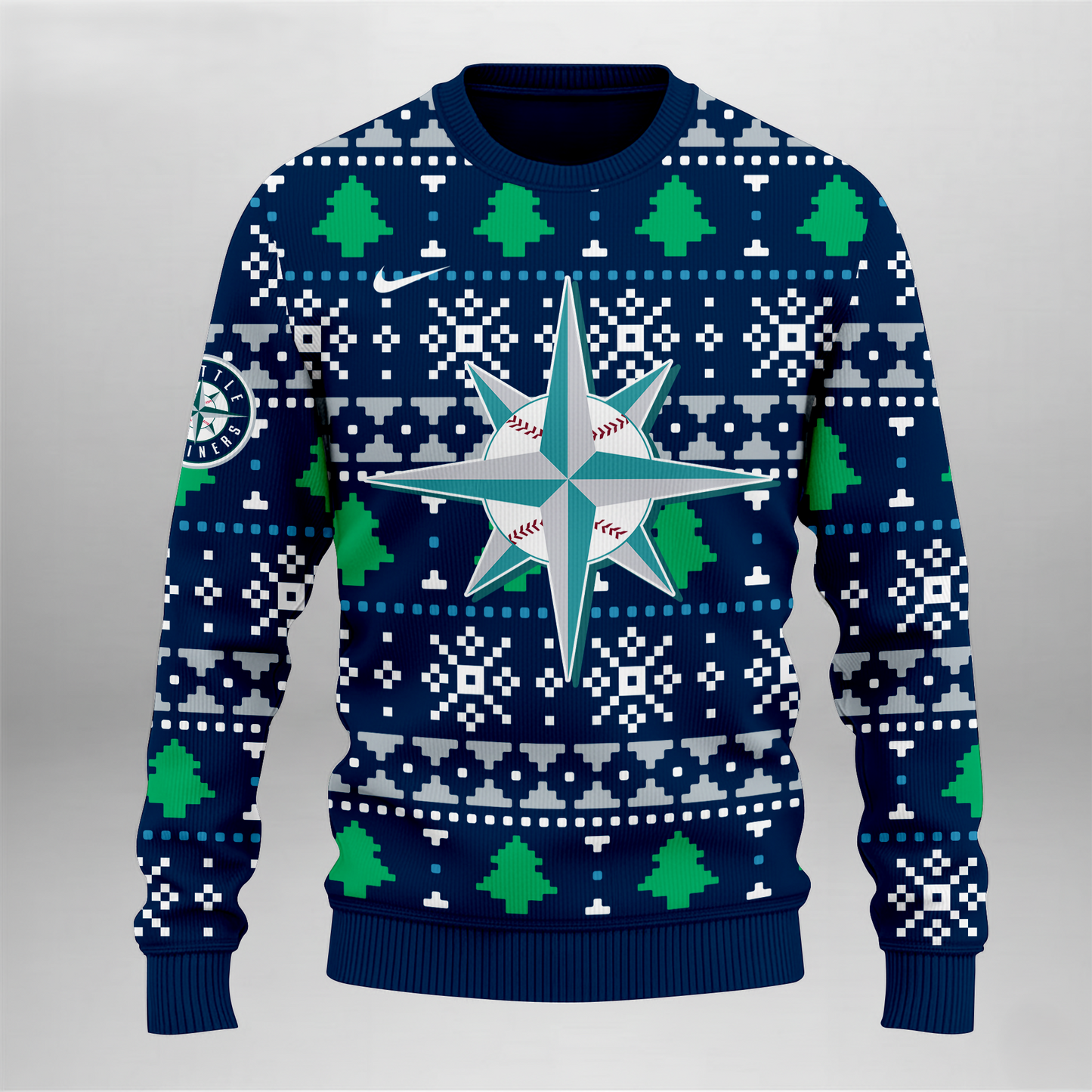 MLB Seattle Mariners Ugly Sweater