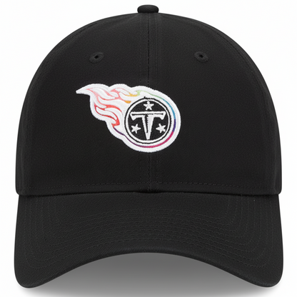 Women's Tennessee Titans New Era Black NFL Crucial Catch Adjustable Hat