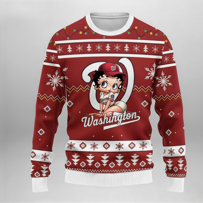 MLB San Francisco Giants x Betty Boop Women’s Ugly Sweater