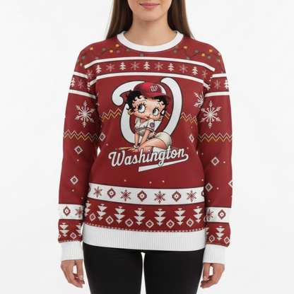 MLB San Francisco Giants x Betty Boop Women’s Ugly Sweater
