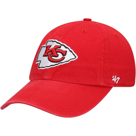 Women's Kansas City Chiefs '47 Red Miata Clean Up Logo Adjustable Hat