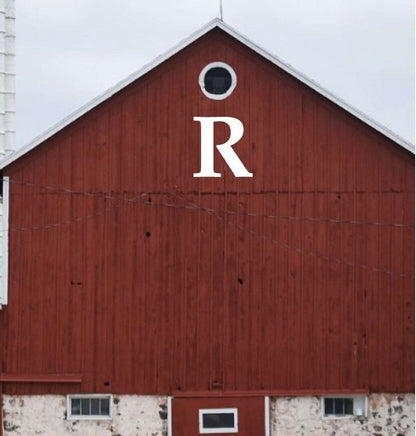 Metal LETTER, HUGE Metal letter, Barn letter