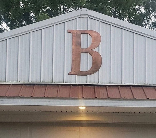 Metal LETTER, HUGE Metal letter, Barn letter
