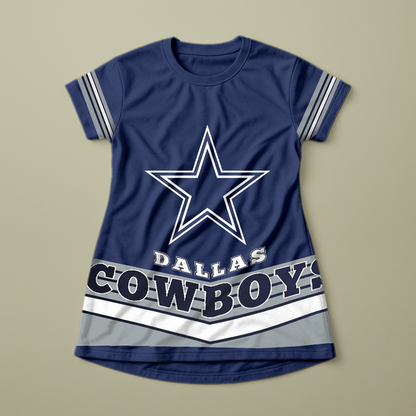 Women's Gameday Couture Navy Dallas Cowboys Vintage Dress