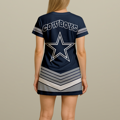 Women's Gameday Couture Navy Dallas Cowboys Vintage Dress