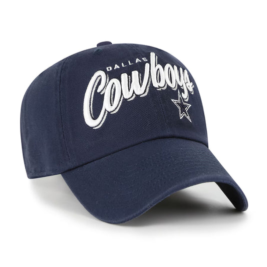 Women's '47 Navy Dallas Cowboys Sidney Clean Up Adjustable Hat