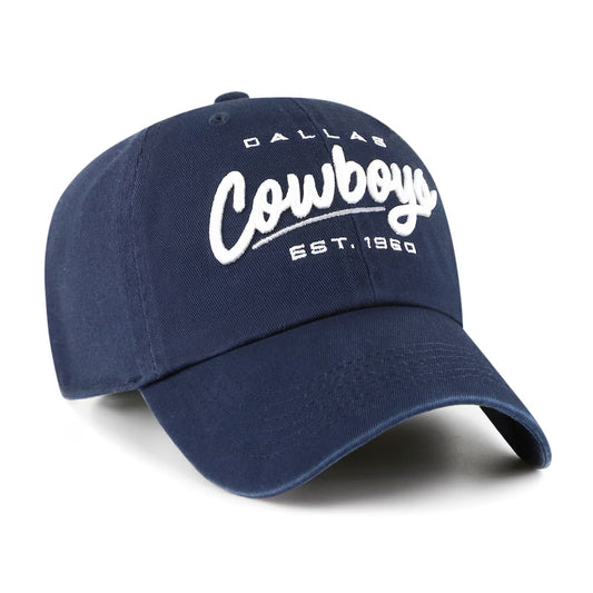 Women's '47 Navy Dallas Cowboys Clean Up Adjustable Hat